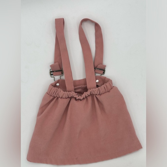 Adorable toddler skirt with overall style straps. - Picture 3 of 3